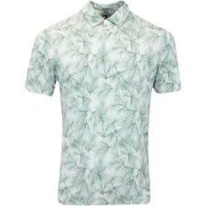 NWT Adidas Mens Golf Polo Shirt Floral Mesh Print Tennis Active Performance 2XL